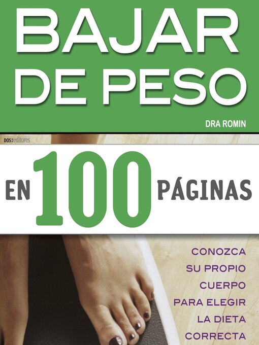 Title details for Bajar de peso en 100 páginas by Dra Romin - Available